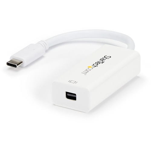 StarTech - USB-C to Mini DisplayPort Adapter - 4K 60Hz - White - USB Type-C to Mini DP Adapter - Thunderbolt 3 Compatible (CDP2MDP)