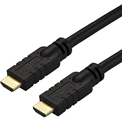 StarTech 30ft (10m) HDMI 2.0 Cable - 4K 60Hz UHD Active High Speed HDMI Cable - CL2 Rated for In Wall Install - Durable - HDR, 18Gbps (HD2MM10MA)