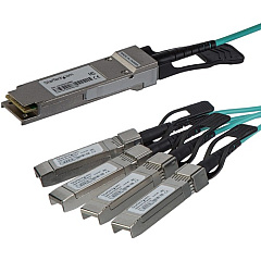 StarTech AOC Breakout Cable for Cisco QSFP-4X10G-AOC7M - 7m 40G 1x QSFP+ to 4x SFP+ AOC Cable - 40GbE QSFP+ Active Optical Fiber 23ft (QSFP4X10GAO7)