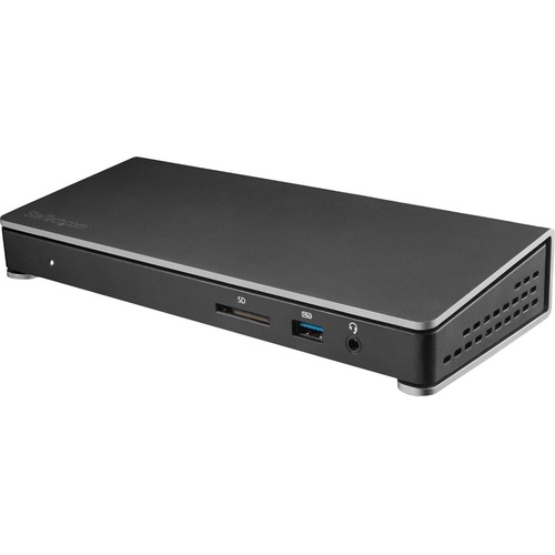 StarTech Thunderbolt 3 Dock - Dual Monitor 4K 60Hz TB3 Docking Station with DisplayPort - 85W Power Delivery, 6-Port USB 3.0, SD, GbE (TB3DOCK2DPPD)