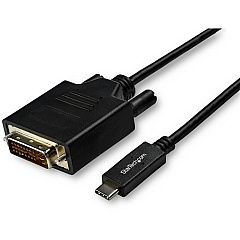 StarTech 10ft (3m) USB C to DVI Cable - 1080p USB Type-C to DVI-Digital Video Display Adapter Monitor Cable - Works w/ Thunderbolt 3 (CDP2DVI3MBNL)