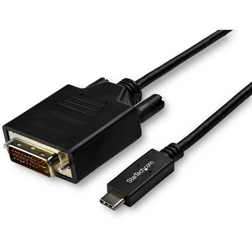 StarTech 10ft (3m) USB C to DVI Cable - 1080p USB Type-C to DVI-Digital Video Display Adapter Monitor Cable - Works w/ Thunderbolt 3 (CDP2DVI3MBNL)