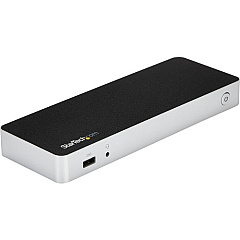 StarTech Dual Monitor USB C Docking Station w/ 60W Power Delivery - USB 3.1 Gen 1 Type C to HDMI or DVI - 5x USB - Windows Laptop Dock (MST30C2HHPD)