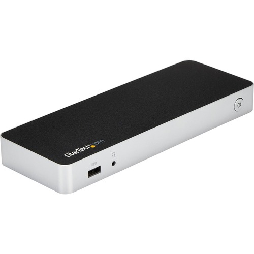 StarTech Dual Monitor USB C Docking Station w/ 60W Power Delivery - USB 3.1 Gen 1 Type C to HDMI or DVI - 5x USB - Windows Laptop Dock (MST30C2HHPD)