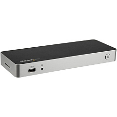 StarTech Star Tech.com USB C Dock - 4K Dual Monitor HDMI & DisplayPort USB Type-C Docking Station - 60W Power Delivery, SD, 4-port USB 3.0 Hub, GbE (DK30CHDDPPD)