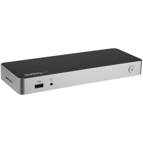 StarTech Star Tech.com USB C Dock - 4K Dual Monitor HDMI & DisplayPort USB Type-C Docking Station - 60W Power Delivery, SD, 4-port USB 3.0 Hub, GbE (DK30CHDDPPD)