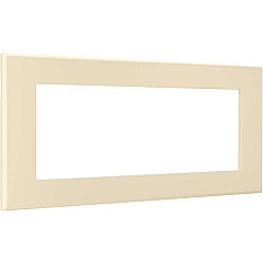 Wiremold Radiant Furniture Power Center Bezel, Light Almond (16346)