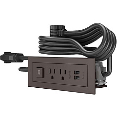 Wiremold Wiremold Radiant Furniture Power Switching Power Unit - Brown (16357)