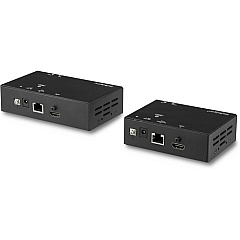 StarTech HDMI Over CAT6 Extender - Power Over Cable - 4K 60Hz Up to 70m / 230 ft - 1080p 60Hz up to 100m / 328 ft (ST121HDBT20L)