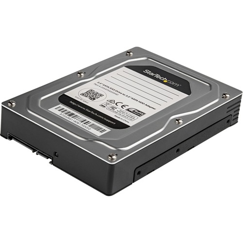 StarTech 2.5 to 3.5 Hard Drive Adapter - For SATA and SAS SSD / HDD - 2.5 to 3.5 Hard Drive Enclosure - 2.5 to 3.5 SSD Adapter - 2.5 to 3.5 HDD Adapter (25SATSAS35HD)