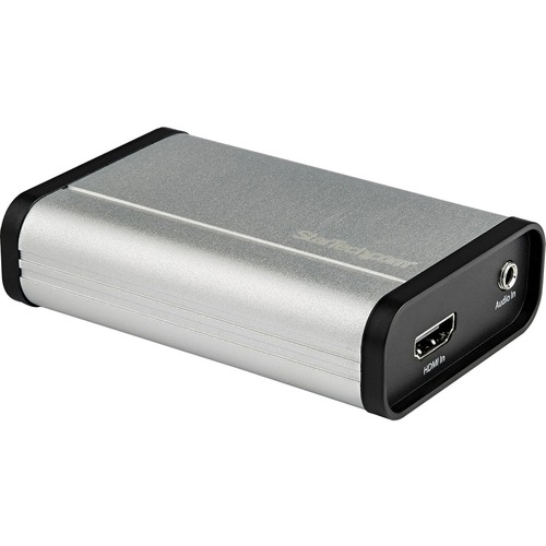 StarTech HDMI to USB C Video Capture Device UVC 1080p 60fps - External USB 3.0 HDMI Audio/Video Capture/Live Streaming - HDMI Recorder (UVCHDCAP)