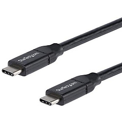 StarTech 2m 6 ft USB C to USB C Cable w/ 5A PD - M/M - USB 2.0 - USB-IF Certified - USB Type C Cable - USB C Charging Cable - USB C PD Cable (USB2C5C2M)