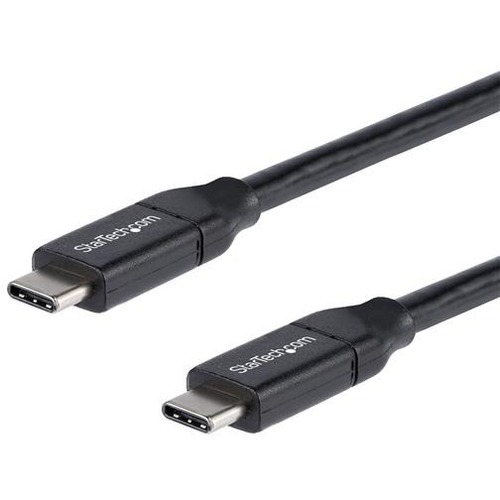 StarTech 2m 6 ft USB C to USB C Cable w/ 5A PD - M/M - USB 2.0 - USB-IF Certified - USB Type C Cable - USB C Charging Cable - USB C PD Cable (USB2C5C2M)