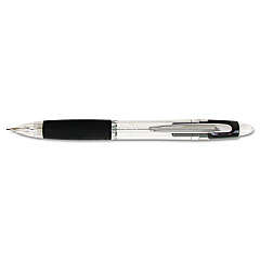 Zebra Z-Grip Max Mechanical Pencil, 0.7 mm, Black Lead, Black Barrel, Dozen (52610)