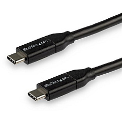 StarTech 3m 10 ft USB C to USB C Cable w/ 5A PD - M/M - USB 2.0 - USB-IF Certified - USB Type C Cable - USB C Charging Cable - USB C PD Cable (USB2C5C3M)