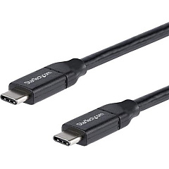 StarTech 0.5m USB C to USB C Cable w/ 5A PD - M/M - USB 2.0 - USB-IF Certified - USB Type C Cable - USB C Charging Cable - USB C PD Cable (USB2C5C50CM)