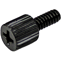 StarTech 6-32, 5/16in Long Black Metal Computer Case Thumbscrew - Pkg of 50 - Metal Thumbscrews - PC Case Thumbscrew - 8 mm (pack of 50 ) (SCREWTHUMB)
