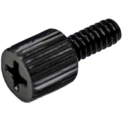 StarTech 6-32, 5/16in Long Black Metal Computer Case Thumbscrew - Pkg of 50 - Metal Thumbscrews - PC Case Thumbscrew - 8 mm (pack of 50 ) (SCREWTHUMB)