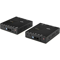 StarTech HDMI over IP Extender Kit with Video Wall Support - 1080p - HDMI over Cat5 / Cat6 Transmitter and Receiver Kit (ST12MHDLAN2K)