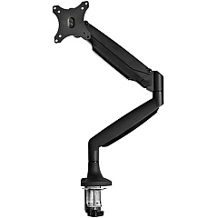 StarTech Desk Mount Monitor Arm - Heavy Duty Ergonomic VESA Monitor Arm Single 9kg Display -Full Motion/Articulating - C-Clamp/Grommet (ARMPIVOTHDB)