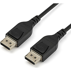 StarTech 2 m VESA Certified DisplayPort 1.4 Cable - 8K 60Hz HBR3 HDR - 6 ft Super UHD 4K 120Hz - DP to DP Slim Video Monitor Cord M/M (DP14MM2M)