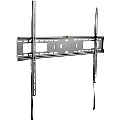 StarTech Flat Screen TV Wall Mount - Fixed - For 60" to 100" VESA Mount TVs - Steel - Heavy Duty TV Wall Mount - Low-Profile Design - Fits Curved TVs (FPWFXB1)