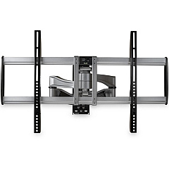 StarTech Full Motion TV Wall Mount for 32"-75" VESA Display, Heavy Duty Articulating Adjustable Large TV Wall Mount Bracket, Silver (FPWARPS)