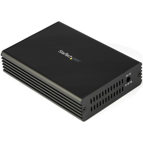 StarTech 10GbE Fiber Ethernet Media Converter 10GBASE-T- SFP to RJ45 Single Mode/Multimode Fiber to Copper Bridge 10Gbps Network (MCM10GSFP)