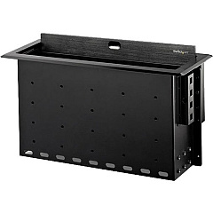 StarTech Dual-Module Conference Table Connectivity Box - Customizable - Add two connectivity modules of your choice (sold separately) - Add charging power, AV and laptop connections directly to your boardroom table - Features a lid that closes flush w