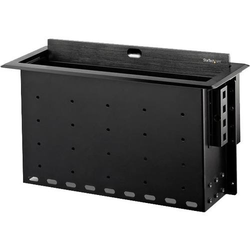 StarTech Dual-Module Conference Table Connectivity Box - Customizable - Add two connectivity modules of your choice (sold separately) - Add charging power, AV and laptop connections directly to your boardroom table - Features a lid that closes flush w