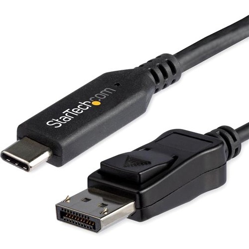 StarTech 6ft/1.8m USB C to Displayport 1.4 Cable Adapter - 4K/5K/8K USB Type C to DP 1.4 Monitor Video Converter Cable - HDR/HBR3/DSC (CDP2DP146B)