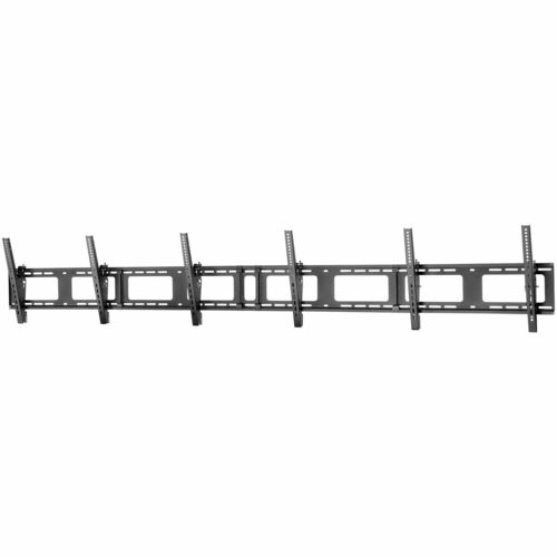 StarTech Triple-Display TV Wall Mount - Menu Board Mount - Landscape - For 40" to 50" VESA Mount Displays - 5 Tilt Settings - Digital Signage Mount - Triple Monitor Wall Bracket (FPWMNB)