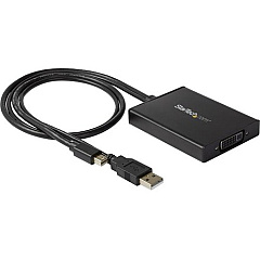 StarTech Mini DisplayPort to Dual-Link DVI Adapter - Dual-Link Connectivity - USB Powered - DVI Active Display Converter - Compatible with Windows & Mac (MDP2DVID2)