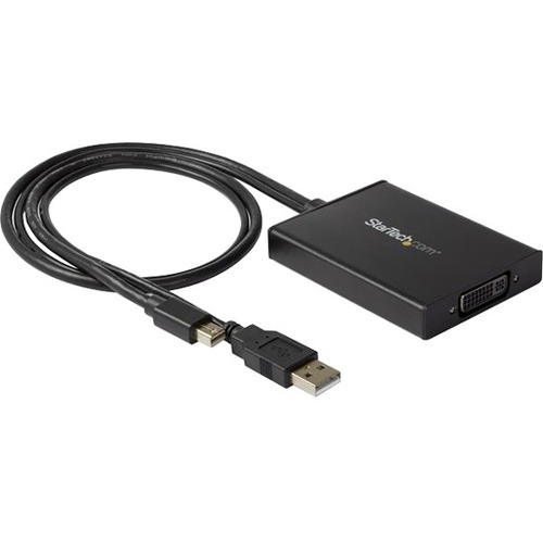 StarTech Mini DisplayPort to Dual-Link DVI Adapter - Dual-Link Connectivity - USB Powered - DVI Active Display Converter - Compatible with Windows & Mac (MDP2DVID2)