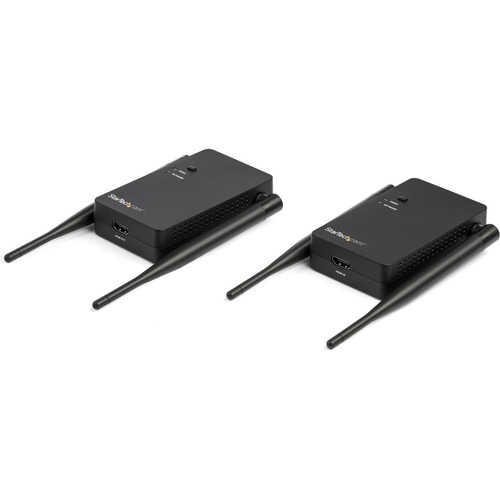 StarTech Wireless HDMI Transmitter and Receiver Kit - 656 ft. - 1080p - HDMI over Wireless Extender - 2-Channel Audio Support - Low Latency - Wireless Long-Range Extension up to 200 m (ST121WHDLR)