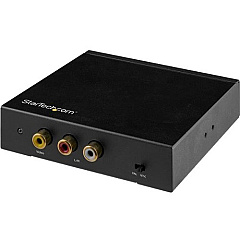 StarTech HDMI to RCA Converter Box with Audio - Composite Video Adapter - NTSC/PAL - 1080p - For Yellow, White and Red Outputs (HD2VID2)