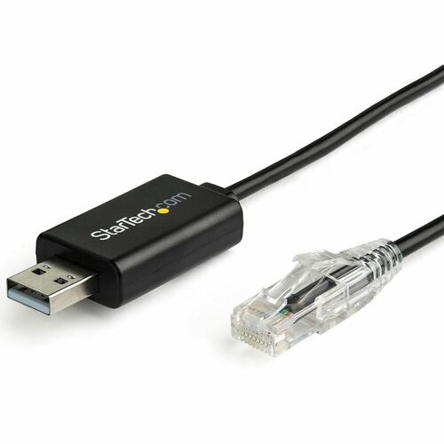 StarTech 6 ft / 1.8 m Cisco USB Console Cable - USB to RJ45 Rollover Cable - Transfer rates up to 460Kbps - M/M - Windows?, Mac and Linux? Compatible (ICUSBROLLOVR)