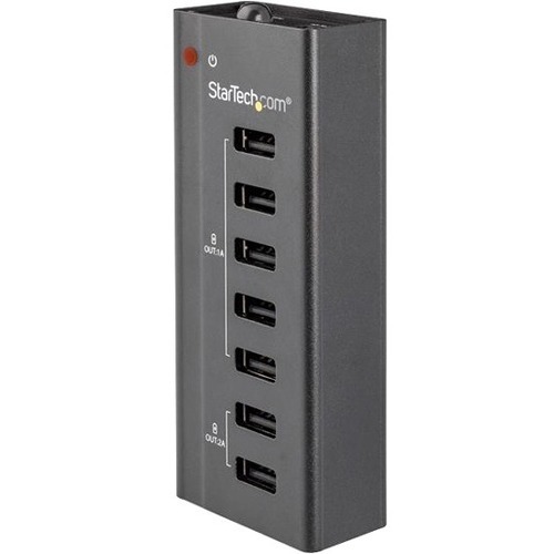 StarTech 7-Port USB Charging Station with 5 x 1A Ports and 2 x 2A Ports (ST7C51224)
