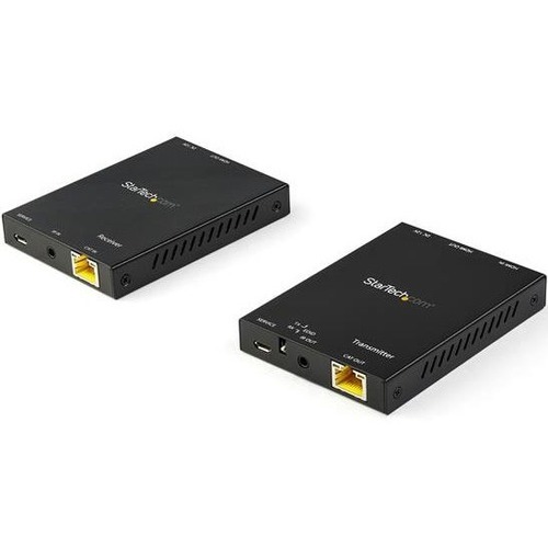 StarTech HDMI over CAT6 extender kit - Supports UHD - Resolutions up to 4K 60Hz - Supports HDR and 4:4:4 chroma subsampling - Extended HDMI signal at up to 165 ft. (50 m) - Use existing CAT6 cable infrastructure with a direct connection to the convert