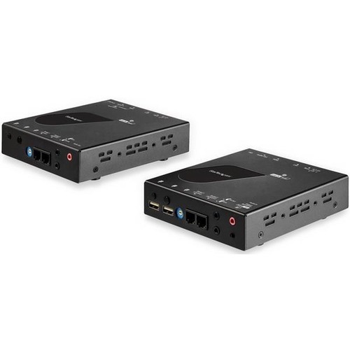 StarTech HDMI KVM Extender over IP Network - 4K 30Hz HDMI and USB over IP LAN or Cat5e/Cat6 Ethernet (100m/330ft) - Remote KVM Console (SV565HDIP)