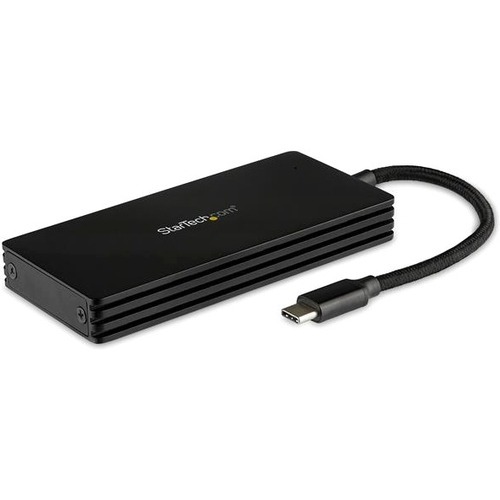 StarTech M.2 SSD Enclosure for M.2 SATA Drives - USB 3.1 Gen 2 - M.2 External Enclosure for USB-C Laptop - M.2 SATA USB Adapter (SM21BMU31CI3)