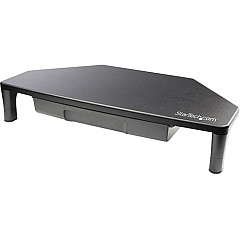StarTech Monitor Riser Stand for Corner Workstation - For up to 32" Monitors - Height Adjustable - Corner Monitor Stand (MONSTNDCORNR)