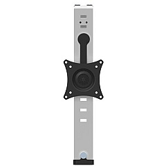 StarTech Cubicle Monitor Mount - Office Cubicle Wall Single 34 inch VESA Monitor Hanger - Height Adjustable - Hanging Bracket Clamp (ARMCBCLB)
