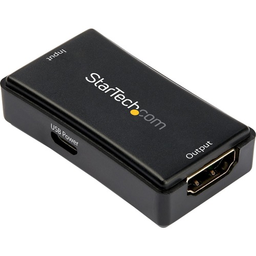 StarTech 45ft / 14m HDMI Signal Booster - 4K 60Hz - USB Powered - HDMI Inline Repeater & Amplifier - 7.1 Audio Support (HDBOOST4K2)