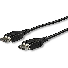 StarTech 50ft/15m DisplayPort Active Optical Cable, 8K 60Hz Video, HDR10, Fiber Optic DisplayPort 1.4 Cable, DP Monitor Cord w/Latches (DP14MM15MAO)