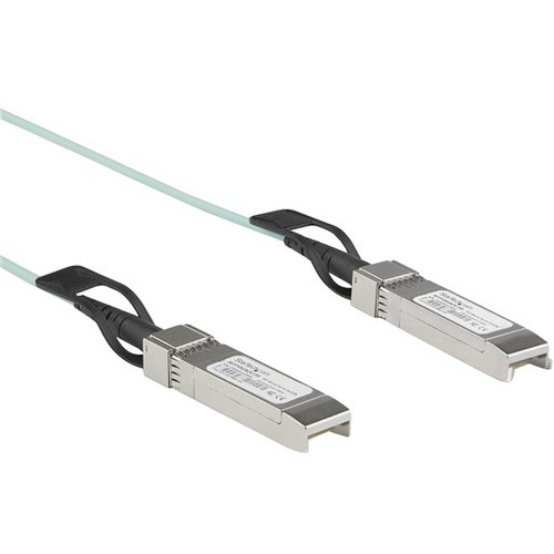 StarTech Dell EMC AOC-SFP-10G-5M Compatible 5m 10G SFP+ to SFP AOC Cable - 10GbE SFP+ Active Optical Fiber - 10Gbps SFP + Cable 16.4' (AOCSFP10G5ME)