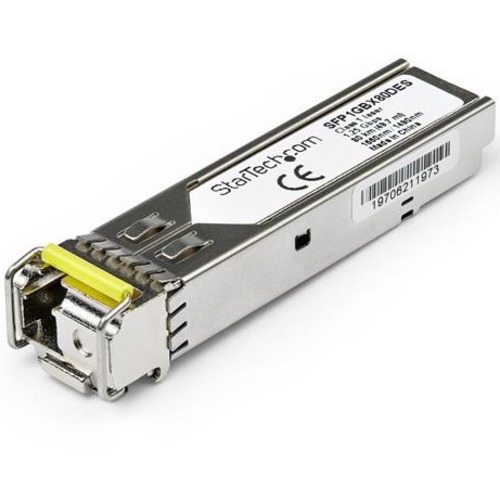 StarTech Dell EMC SFP-1G-BX80-D Compatible SFP Module - 1000BASE-BX-D - 10 GbE Gigabit Ethernet BiDi Fiber (SMF) (SFP1GBX80DES)