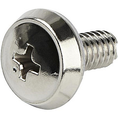 StarTech 12-24 Server Rack Screws - 50 pack - Nickel-plated (CABSCRWS1224)