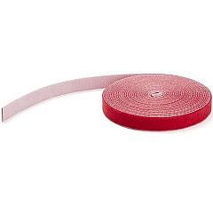 StarTech 50ft. Hook and Loop Roll - Red - Cable Management (HKLP50RD)