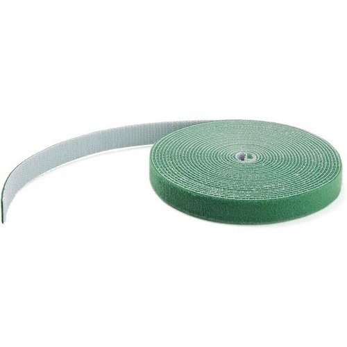 StarTech 25ft. Hook and Loop Roll - Green - Cable Management (HKLP25GN)